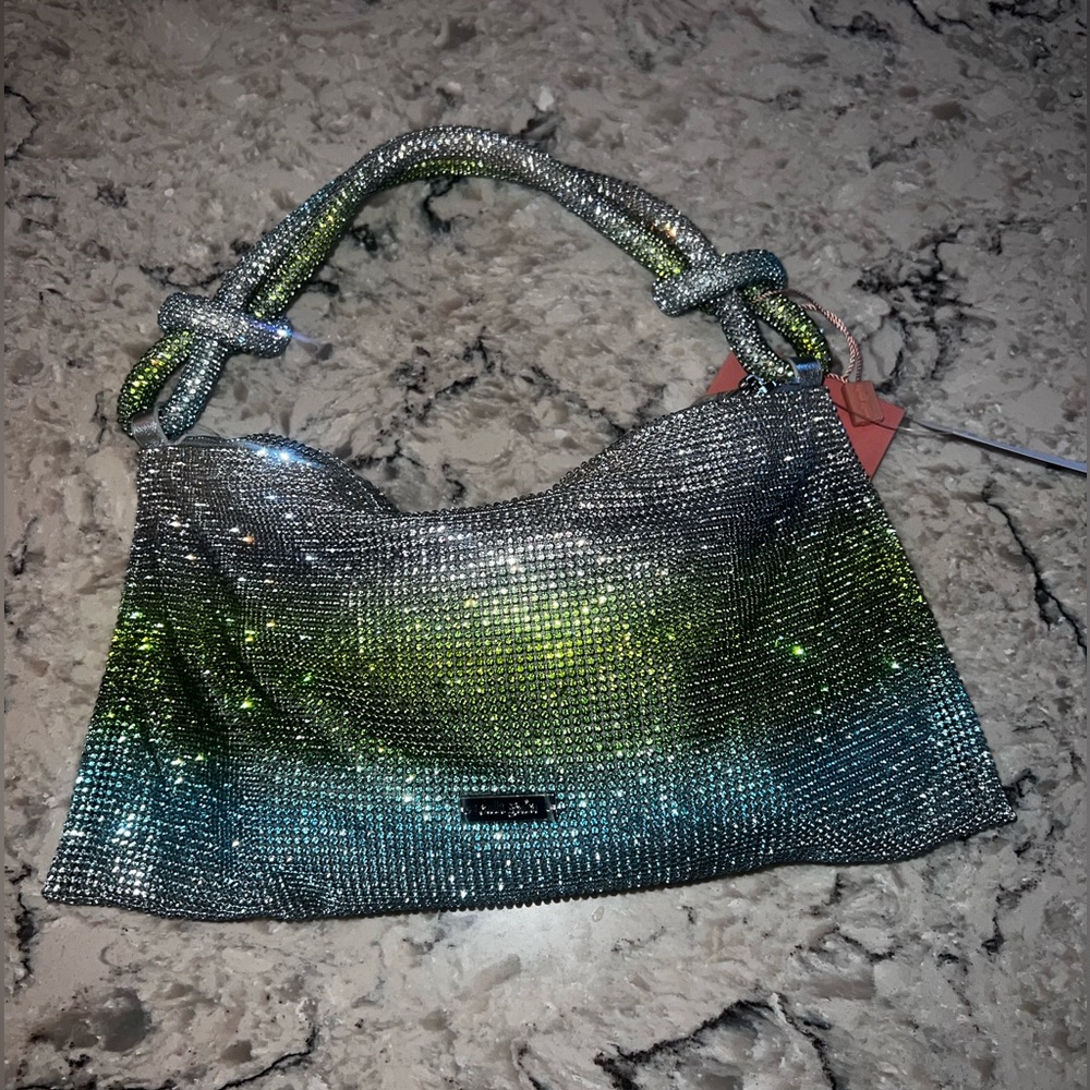Cult Gaia Hera nano shoulder in apple multi color BRAND NEW